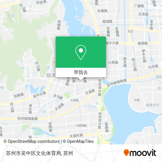 苏州市吴中区文化体育局地图
