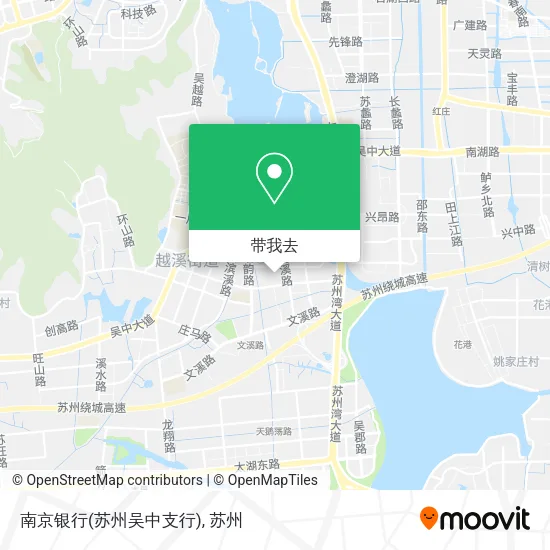 南京银行(苏州吴中支行)地图