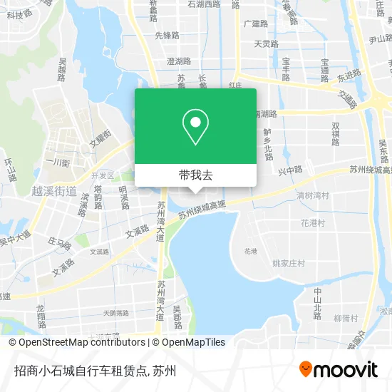 招商小石城自行车租赁点地图