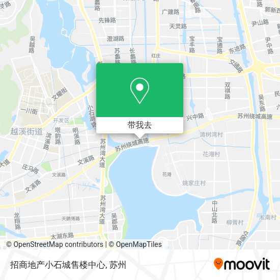 招商地产小石城售楼中心地图