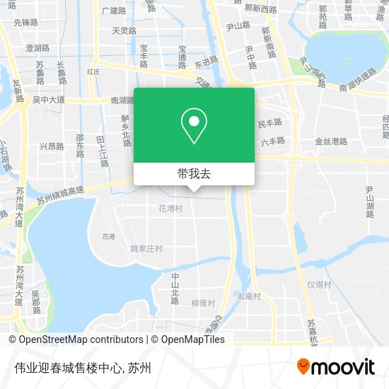 伟业迎春城售楼中心地图