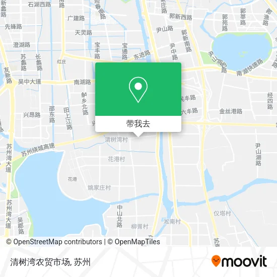清树湾农贸市场地图