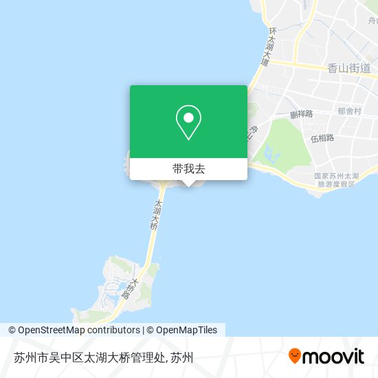 苏州市吴中区太湖大桥管理处地图