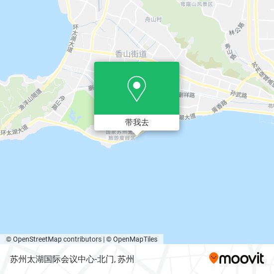 苏州太湖国际会议中心-北门地图