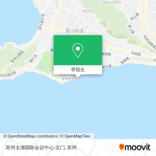 苏州太湖国际会议中心-北门地图