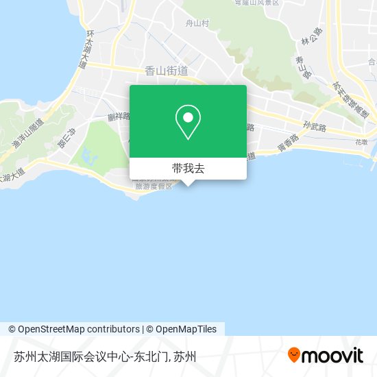 苏州太湖国际会议中心-东北门地图