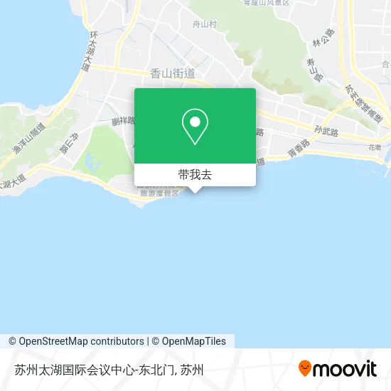 苏州太湖国际会议中心-东北门地图
