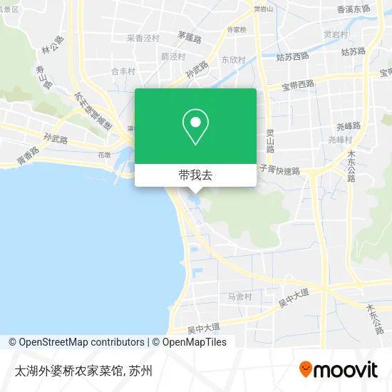 太湖外婆桥农家菜馆地图
