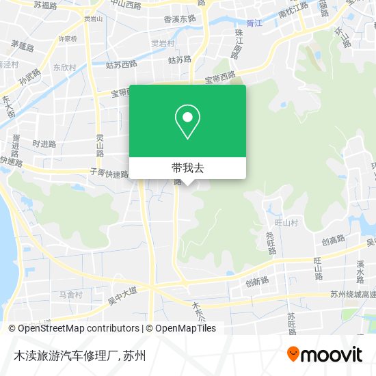 木渎旅游汽车修理厂地图