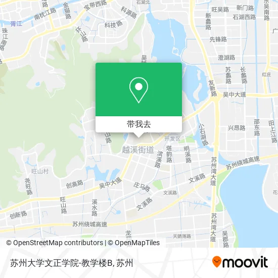 苏州大学文正学院-教学楼B地图