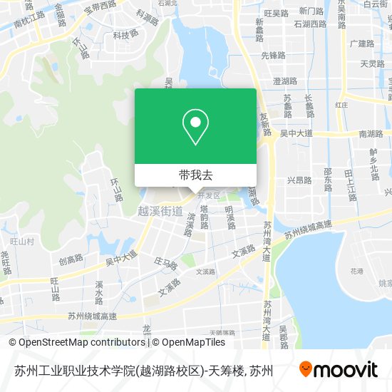 苏州工业职业技术学院(越湖路校区)-天筹楼地图