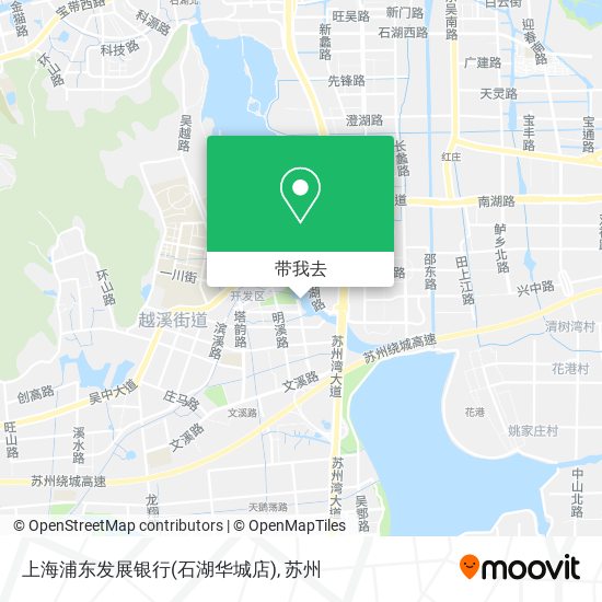 上海浦东发展银行(石湖华城店)地图