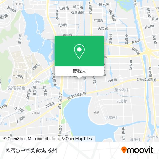 欧蓓莎中华美食城地图