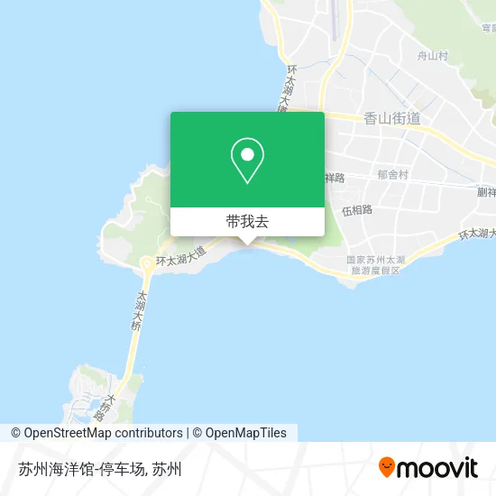 苏州海洋馆-停车场地图