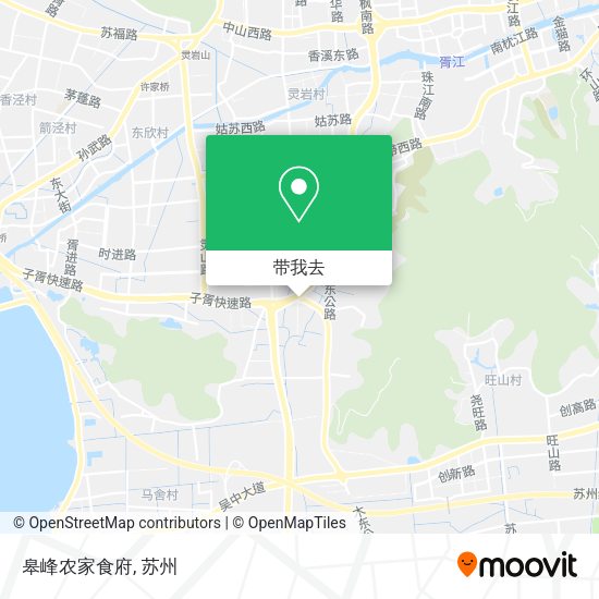 皋峰农家食府地图