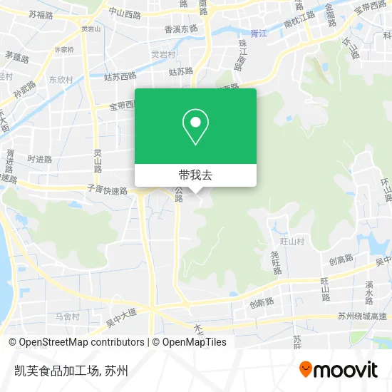 凯芙食品加工场地图
