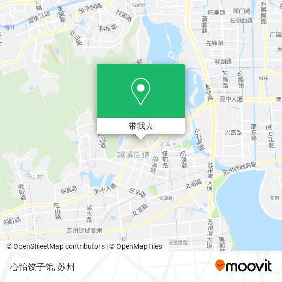 心怡饺子馆地图