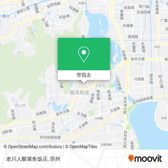 老川人酸菜鱼饭店地图