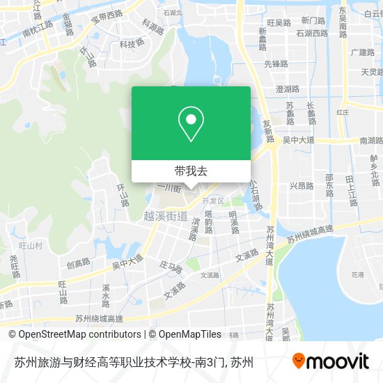 苏州旅游与财经高等职业技术学校-南3门地图