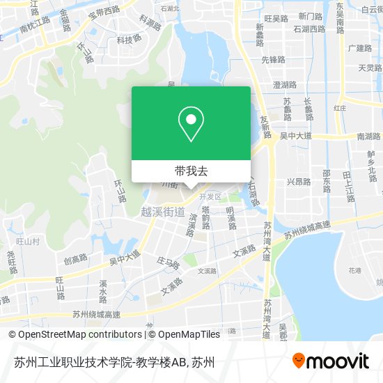 苏州工业职业技术学院-教学楼AB地图