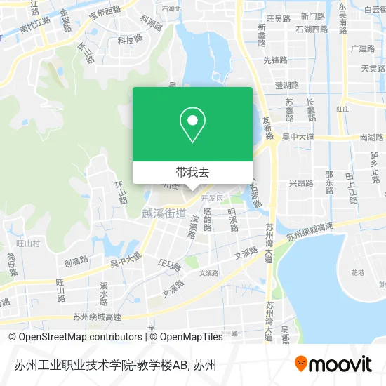 苏州工业职业技术学院-教学楼AB地图