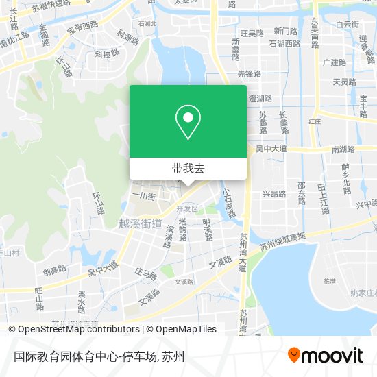 国际教育园体育中心-停车场地图