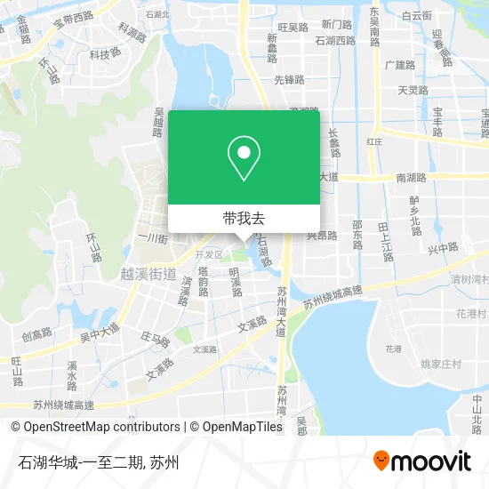 石湖华城-一至二期地图