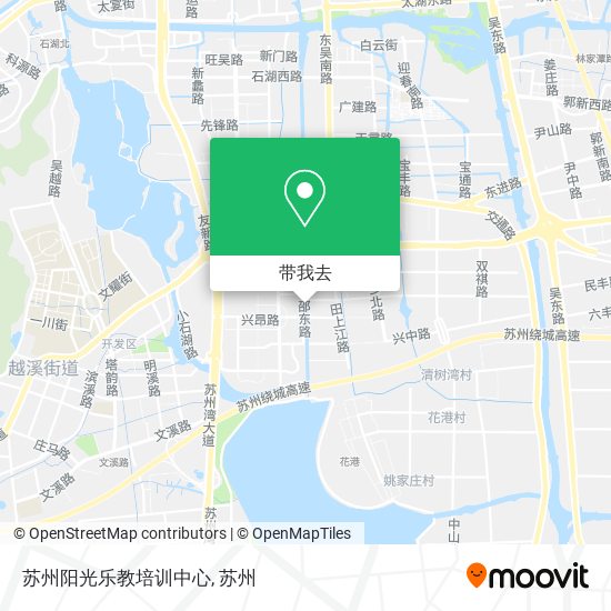 苏州阳光乐教培训中心地图