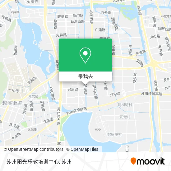 苏州阳光乐教培训中心地图