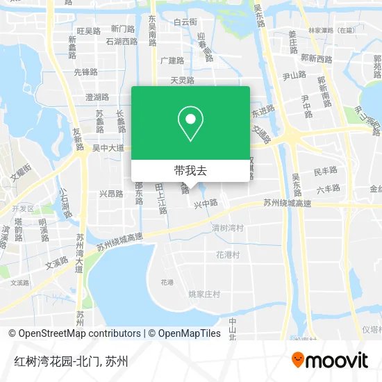 红树湾花园-北门地图
