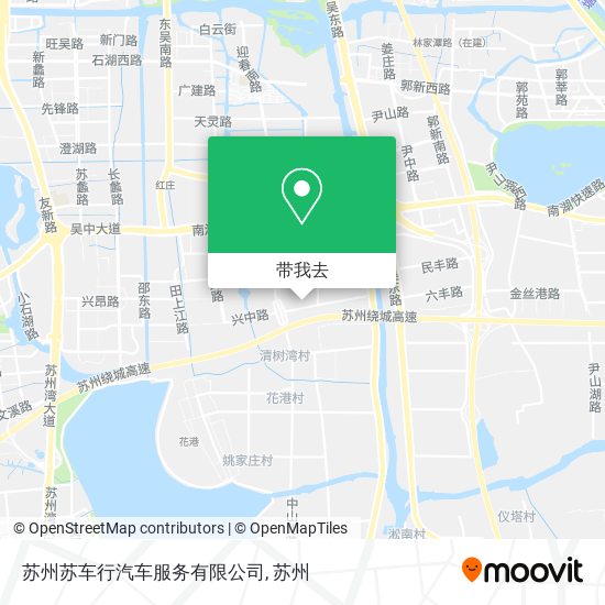 苏州苏车行汽车服务有限公司地图