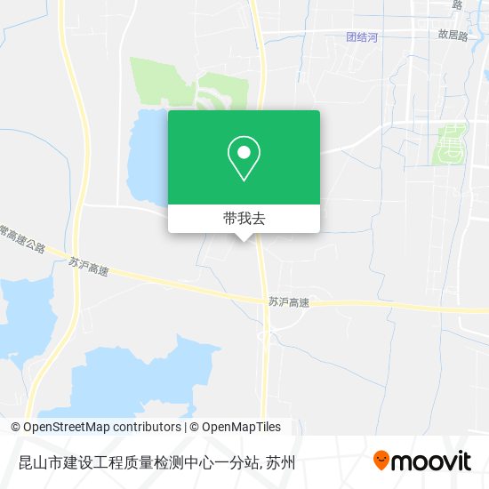 昆山市建设工程质量检测中心一分站地图