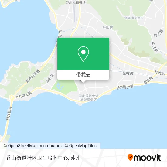 香山街道社区卫生服务中心地图
