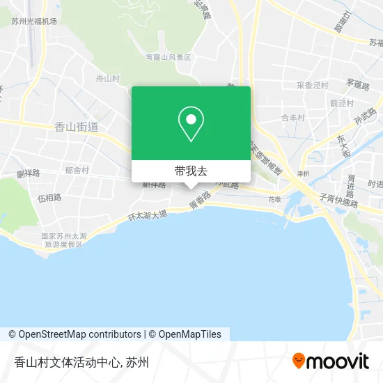 香山村文体活动中心地图