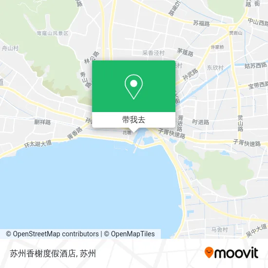 苏州香榭度假酒店地图