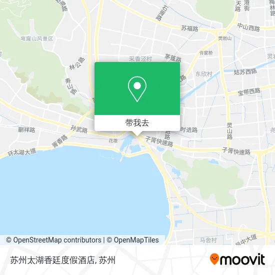 苏州太湖香廷度假酒店地图