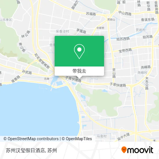 苏州汉玺假日酒店地图