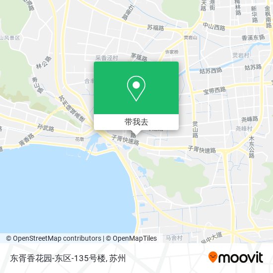 东胥香花园-东区-135号楼地图