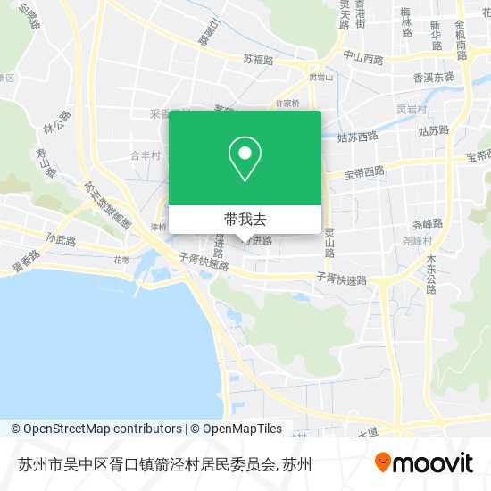苏州市吴中区胥口镇箭泾村居民委员会地图