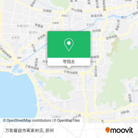 万客窿超市蒋家村店地图