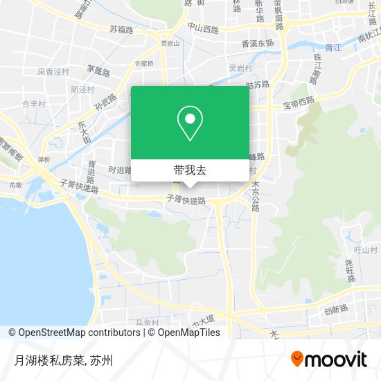 月湖楼私房菜地图