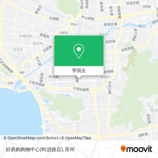 好易购购物中心(时进路店)地图