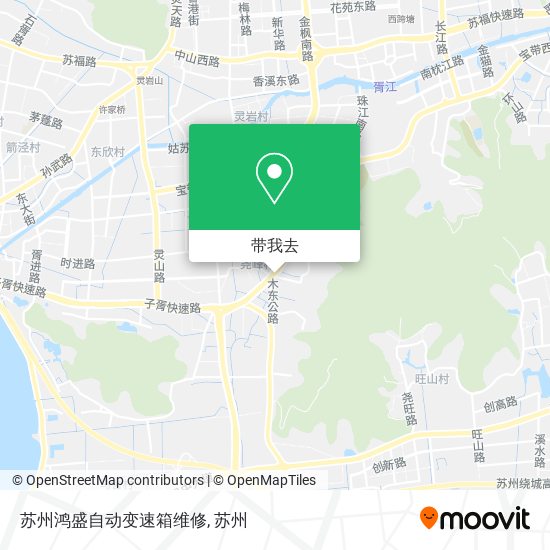 苏州鸿盛自动变速箱维修地图