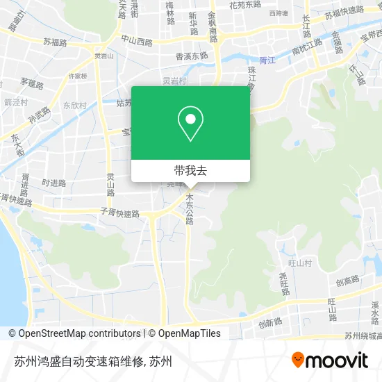 苏州鸿盛自动变速箱维修地图