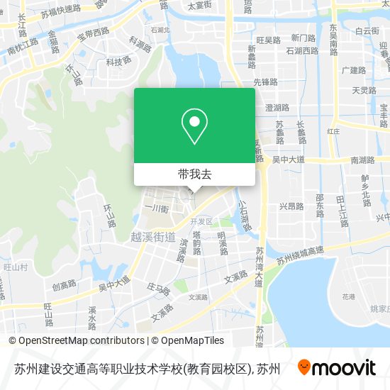 苏州建设交通高等职业技术学校(教育园校区)地图