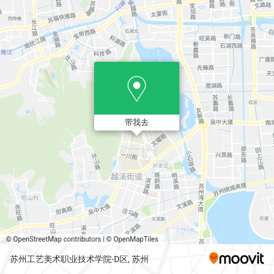 苏州工艺美术职业技术学院-D区地图