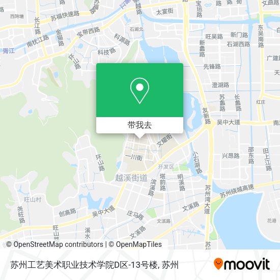 苏州工艺美术职业技术学院D区-13号楼地图