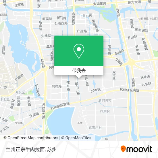 兰州正宗牛肉拉面地图
