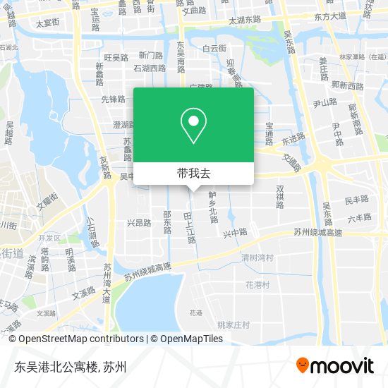 东吴港北公寓楼地图