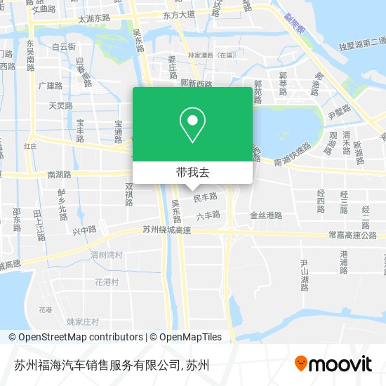 苏州福海汽车销售服务有限公司地图